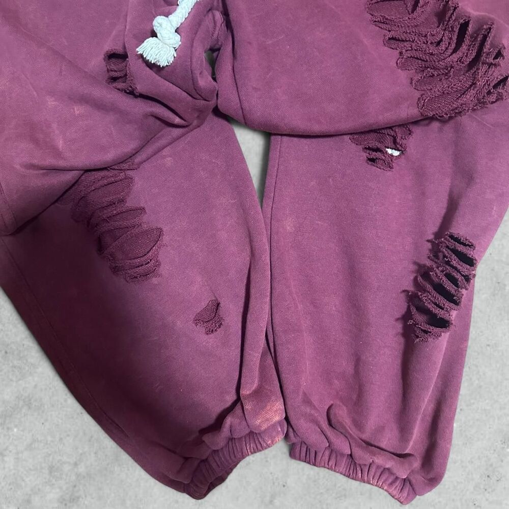 Unbranded Womens Burgundy and Purple Joggers-tracksuits - Picture 4 of 5